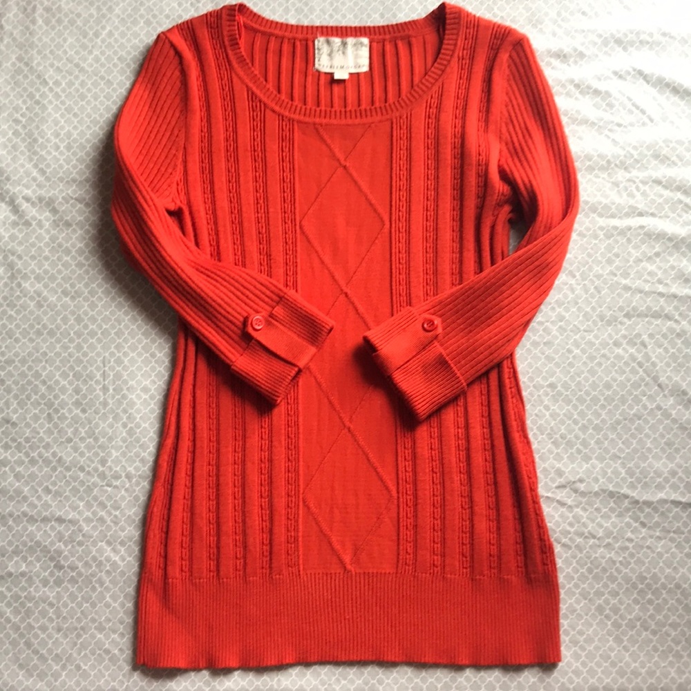 Orange sweater